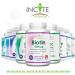 Biotin Hair Growth Supplement 12,000mcg - 400 Tiny Tablets, Full Year Supply - Men & Women Hair Support - Buy Online on GoSupps.com