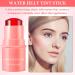 Makeup Lip Tint Milk Jelly Tint Milk Jelly Blush Stick Sheer Lip and Cheek Tint for Natural Long-Lasting Matte Moisturizing(Red+Pink) - Buy Online on GoSupps.com