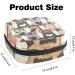 Stylish Menstruation Pad Bag with Zipper | Cute Cats Design for Women & Girls | Tampon & Napkin Storage Solution - Buy Online on GoSupps.com