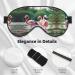 SSIMOO Flamingos & Pineapples Eye Mask - Double-Sided Soft Light Blocking for Sleep Quality - International Shipping Available - Buy Online on GoSupps.com