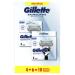 Gillette SkinGuard Sensitive Skin Razor Blade Refills for Men, Pack of 10 Blade Refills, 6 + 4 Blades, for a Comfortable and