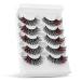 Sibba Multi-Layer 3D Colored Artificial Eyelashes - 5 Pairs of Dramatic Glitter Cat Eye Strips | Fluffy Thick Volume for Cosplay - Buy Online on GoSupps.com