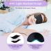 2 Pack 3D Eye Mask for Sleeping and Warm Eye Compress Set - Black Peacock Blue - Buy Online on GoSupps.com