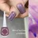 Purple Pearl Glitter Nail Pink Polish Shimmering Shell Spiral Silver Shimmer Quick Dry Nail Pearlescent Varnish Shining Long Lasting No UV Need DIY Nail Art Manicure Gift for Women & Girls - Buy Online on GoSupps.com
