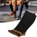Vest Life Compression Stockings - 2 Pairs Copper Fiber Ankle Support for Circulation - L/XL Black - Buy Online on GoSupps.com