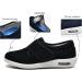 Women's Diabetic Shoes - Adjustable Closure, Non-Slip, Wide Width - Black 10.5 Wide - Ideal for Edema, Plantar Fasciitis, Bunions, Arthritis, Swollen Feet - Buy Online on GoSupps.com