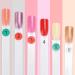 300 Pcs Nail Swatch Sticks with Number Stickers - Clear Square Nail Polish Sample Swatches with Ring - Ideal for Color Display - Buy Online on GoSupps.com