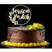 Personalized Natural Wood Cake Topper - 20 cm Birch Multiplex Decoration Accessory - Buy Online on GoSupps.com