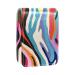 Travel Lipstick Organizer Case Lipstick Case Portable Makeup Bag With Mirror Colorful Zebra Texture Art Pattern T189y2duyr