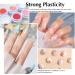 KYDA 2 Colors Nail Extension Solid Builder Gel Solid Non-stick Extension Gel for Nails Hard Builder Gel for Nail Art Design Premium Color Extend Gel for Beginners Nails(Clear and Dark Pink) - Buy Online on GoSupps.com