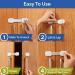 KWKW 10-Piece Child Safety Belt Set - Secure Door & Closet Locks for Babies - White Cupboard Drawer & Toilet Protectors - Buy Online on GoSupps.com