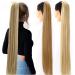 Ponytail Extensions 45/55/65/75/85CM Long Synthetic Silky Straight Drawstring Ponytail Extensions Straight Ponytail Extensions Clip In Hairpiece for Daily Use Party for Women(Color:003 Size:65CM) 65CM 003 - Buy Online on GoSupps.com