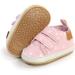MK MATT KEELY Baby Girl First Walking Shoes | Anti-Slip PU Leather Sneakers for Infant Toddler 12-18 Months | Pink Heart Design - Buy Online on GoSupps.com