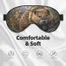 Beaver Soft Eye Mask Sleeping Mask Breathable Eye Mask Perfect for Travel and Relaxation - Buy Online on GoSupps.com