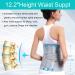 TANDCF Large Back Support Brace - Adjustable Lumbar Support Belt for Men and Women - Back Pain Relief and Spine Alignment - Size L - Buy Online on GoSupps.com