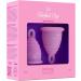Perfect Cup Menstrual Cup Set - 100% Medical Silicone Vegan-Friendly Soft & Flexible (2 Pieces) - 12-Hour Protection Reusable - S + M - Rose - Buy Online on GoSupps.com