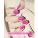 Quick Dry Hot Pink Gel Polish - 12ml Barbie Pink Glitter Chrome Nail Polish | Bright Magenta Shimmer Soak Off Nail Art for Women & DIY Manicure - Buy Online on GoSupps.com