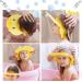 Silicone Hair Washing Hat for Toddlers | Adjustable Shampoo Cap for Kids - Yellow - Buy Online on GoSupps.com