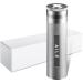 AILE Stainless Cigar humidor Travel Cigar case Silver Travel Cigar case Tube for 3 to 4 Cigars Portable Cigar case Cigar Hygrometer Gift for man - Buy Online on GoSupps.com