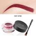 MAEPEOR 12 Colors Waterproof Eyebrow Pomade Gel | Long Lasting & Full-pigmented | Filling, Shaping & Tinting | Daily & Cosplay | 09 Wine - Buy Online on GoSupps.com