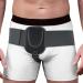 Hernia Belt Truss for Men and Women Groin Hernia Brace with Removable Compression Pads Inguinal Hernia Belt support Adjustable Waist Strap Post Surgery Hernia Guard Large Black