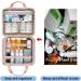 Leudes Travel Pill Bottle Organizer - Large Pink Medicine Storage Case for Home & On-the-Go - Perfect for Pills, Vitamins & Supplements for Women and Men - Buy Online on GoSupps.com