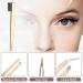 VOCOSTE Portable 2 In1 Eyebrow Shaping Tool Stainless Steel Eyebrow Clip Eyebrow Brush for Women's Eyebrow Combing Gold Tone - Buy Online on GoSupps.com
