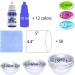 DIY Bath Bombs Kit - 12 Colors 10 Shapes Soap Color Dyes & Shrink Bags for Soap Making | International Shipping - Buy Online on GoSupps.com