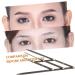 Healeved 3 Pcs Second Generation Scale Brow Stencils Eyebrow Measuring Rulers Eyebrow Tools Stainless Steel 25x5x0.6cmx3pcs Blackx3pcs - Buy Online on GoSupps.com
