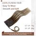 Runature Real Hair Ponytail Extensions - 50cm Balayage Brown Blonde Ombre #3/8/22 - Long Hair Braid - Buy Online on GoSupps.com