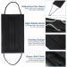 100Pcs Medical Grade Black Disposable Face Masks - 3 Ply - USA Made for Adults - Soft, Breathable & Comfortable - Buy Online on GoSupps.com