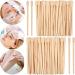 200 PC Wooden Waxing Spatula Set for Eyebrows Lips & Body - Ideal for Handicrafts & Depilation - Buy Online on GoSupps.com