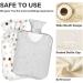 Naanle Stars Hot Water Bottle - 1L Heat & Cold Therapy Bag for Pain Relief | Ideal for Bed & Foot Use | International Shipping Available - Buy Online on GoSupps.com