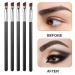 Buy WLLHYF 10 PCS Angled Eyeliner & Eye Shadow Brush Set - Soft Synthetic Bristles for Precise Makeup | International Shipping Available - Buy Online on GoSupps.com