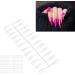 Nail Accessories Plastic Easy To Color Nail Art Polish Display Tips for Manicure Store for Nail Salon for Home for Manicure(Long tip 240 pieces) - Buy Online on GoSupps.com