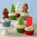 Christmas Marshmallow Candy Packs - Sugar Coated Character Shaped Marshmallows (Pack of 4, 12 Pieces) - Buy Online on GoSupps.com