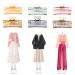 LYG Hair Claw Clips 6 Pack - Non-Slip Banana & Rectangular Hair Clips for Women & Girls - Buy Online on GoSupps.com