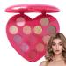 Eyeshadow Palette - Matte Eyeshadow Pallet - Long Lasting and Highly Pigmented Make Up Eye Shadows for Women Girls Holiday 02