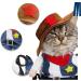 Mikayoo Pet Cowboy Costume with Hat for Halloween, Christmas & Special Events - Funny Western Outfit for Dog or Cat - Buy Online on GoSupps.com