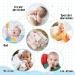 Soft Baby Musselin Washcloths - Set of 8 | Multi-Purpose Facial Towels for Newborns & Infants | 25x25cm Ideal for Girls - Buy Online on GoSupps.com