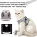 GWAWG Cat Harness and Lead Set Escape Proof Kitten Harness Soft Mesh with Metal Ring for Walking Travel S Grey - Buy Online on GoSupps.com