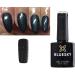 Bluesky GEL NAIL POLISH BLACK DARK GREY/FINE SILVER GLITTER ONYX MY MIND CS33 UV LED Soak Off 10ml