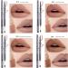 Nude Lip Liner Creamy Set - 4PC Vegan Cruelty-Free Matte Pencils with Brush - Precise & Define, Easy to Use - A01 - Buy Online on GoSupps.com