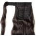 Dark Brown Curly Wavy Wrap Around Ponytail Clip Extension 24 Inch - Buy Online on GoSupps.com