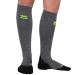 Zensah Tech+ Compression Socks - Running Compression Socks Large Heather Grey