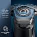 Philips Electric Shaver Series 9000 Wet & Dry with Pressure Guard Sensor & Dual SteelPrecision Blades Ink Black AMZ Exclusive S9986/58 - Buy Online on GoSupps.com