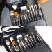 Hotrose Professional Makeup Brush Bag with 22 Pockets and Belt Strap - Middle Size (9.5in x 10in) - Buy Online on GoSupps.com