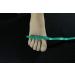 Silicone Female Mannequin Long Foot Display with Red Nail for Jewelry, Shoes, and Socks - Buy Online on GoSupps.com