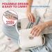 Travel Hair Dryer - Professional Foldable Blow Dryer with Diffuser Lightweight & Powerful Salon Hairdryer with Brushless Motor - Silver - Buy Online on GoSupps.com