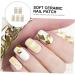 POPETPOP 6pcs 5 Diy Material Nail Art Charm Diy Crafts Nail Art Nail Patches Luminous Slices Pearl Decor Rhinestone Decor Diy Patch Nail Decor Sticker Polymer Clay Manicure - Buy Online on GoSupps.com